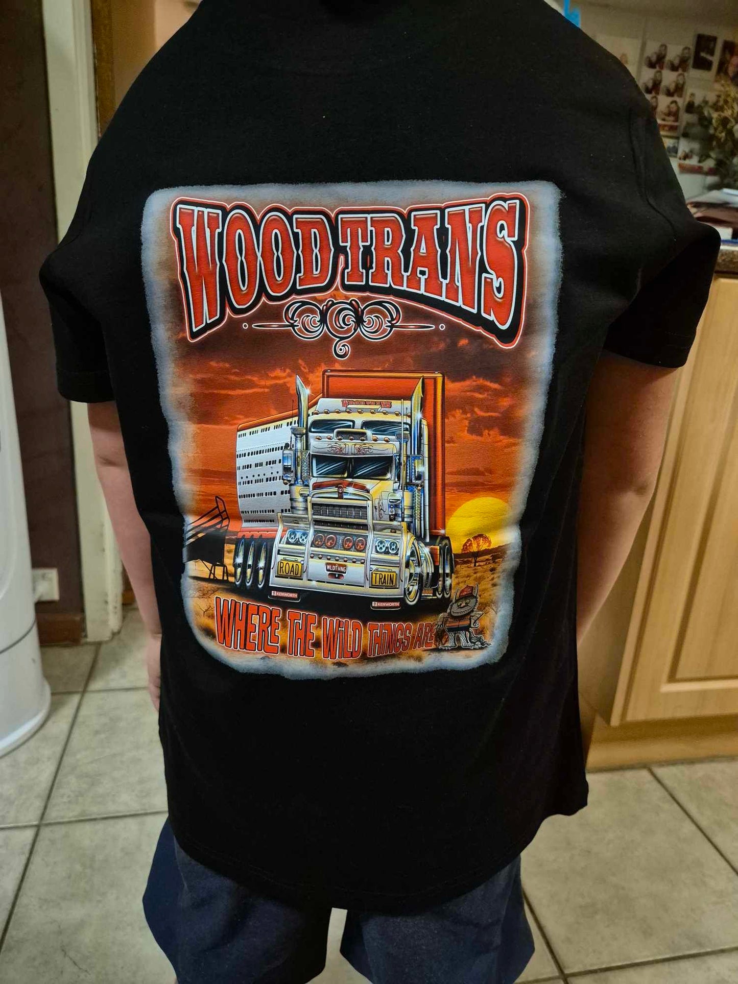 Wood Trans T Shirts - 659 "Where the Wild Things Are" Design