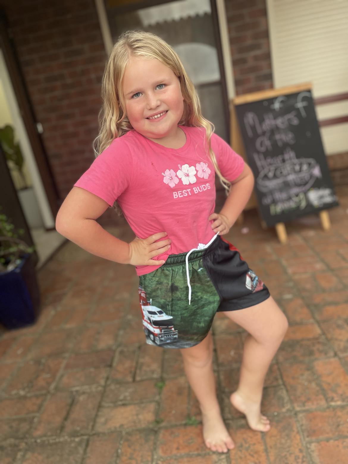 Wood Trans Shorts - Image + Logo