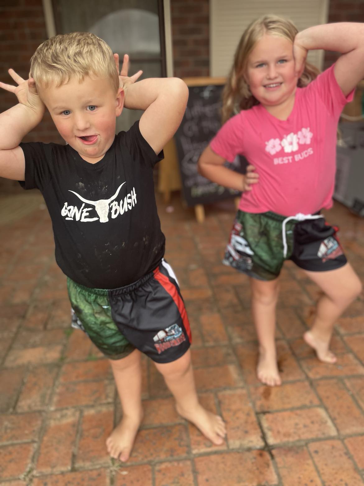 Wood Trans Shorts - Image + Logo