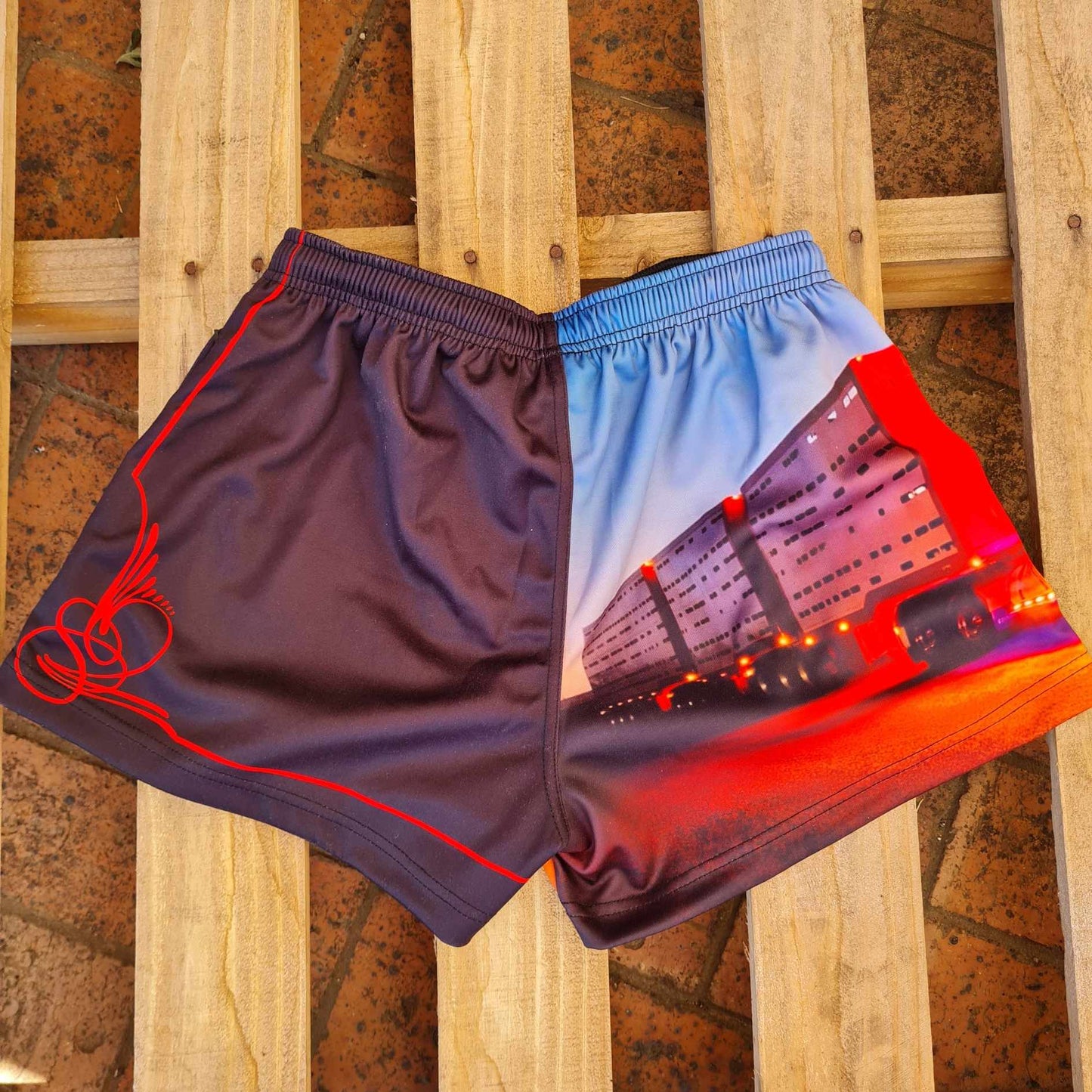 Wood Trans Shorts - Wild Thing (with zip pocket)